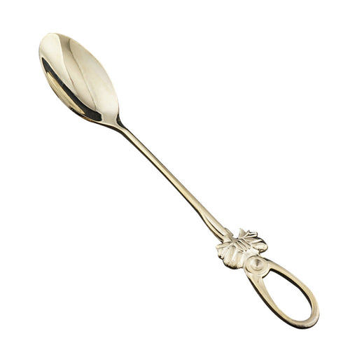 430 Stainless Steel Gold Plated Dessert Fruit Spoon Fork
